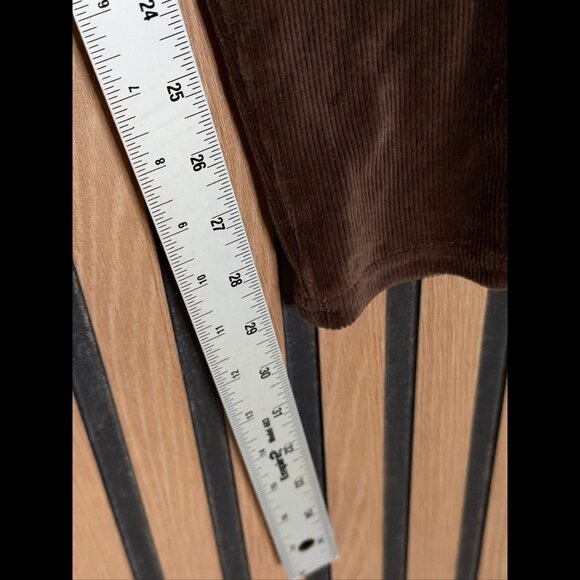 Michael Kors Pants Small Womens Brown Pull On Corduroy Stretch Skinny - Picture 5 of 10